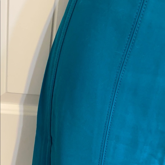 White House black market teal pencil skirt - Picture 2 of 4